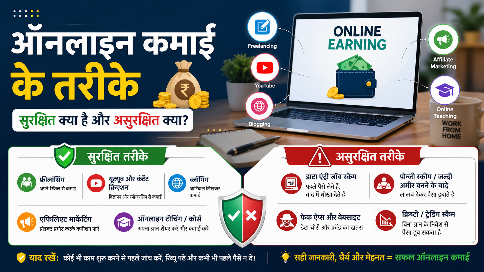 Online Earning Safe or Unsafe