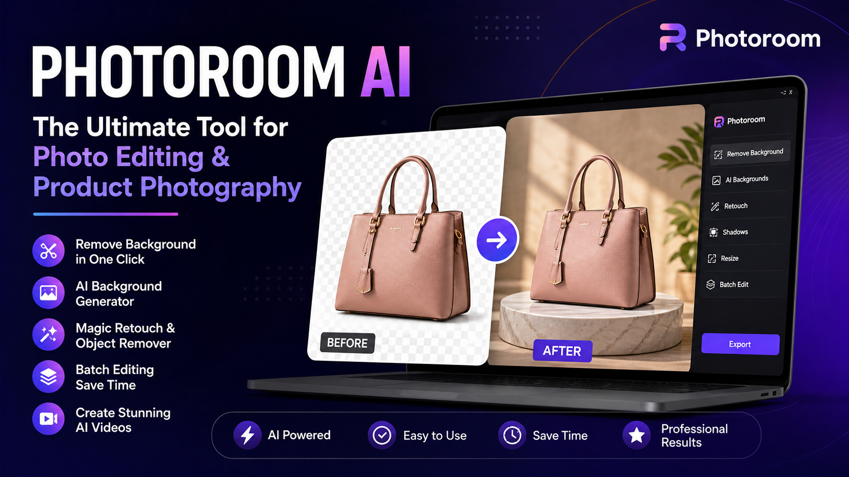 Photoroom AI Photo Editing Tool